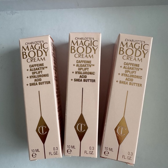 Charlotte Tilbury Charlotte's Magic Body Cream mini 10ml/0.3oz sealed NEW IN BOX - Picture 3 of 5
